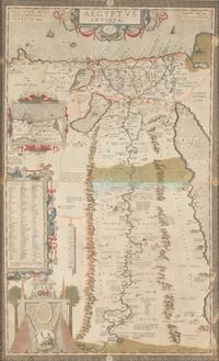 [Map]. Ortelius, Abraham (1527-1598). Aegyptus Antiqua . Antwerp, 1587.