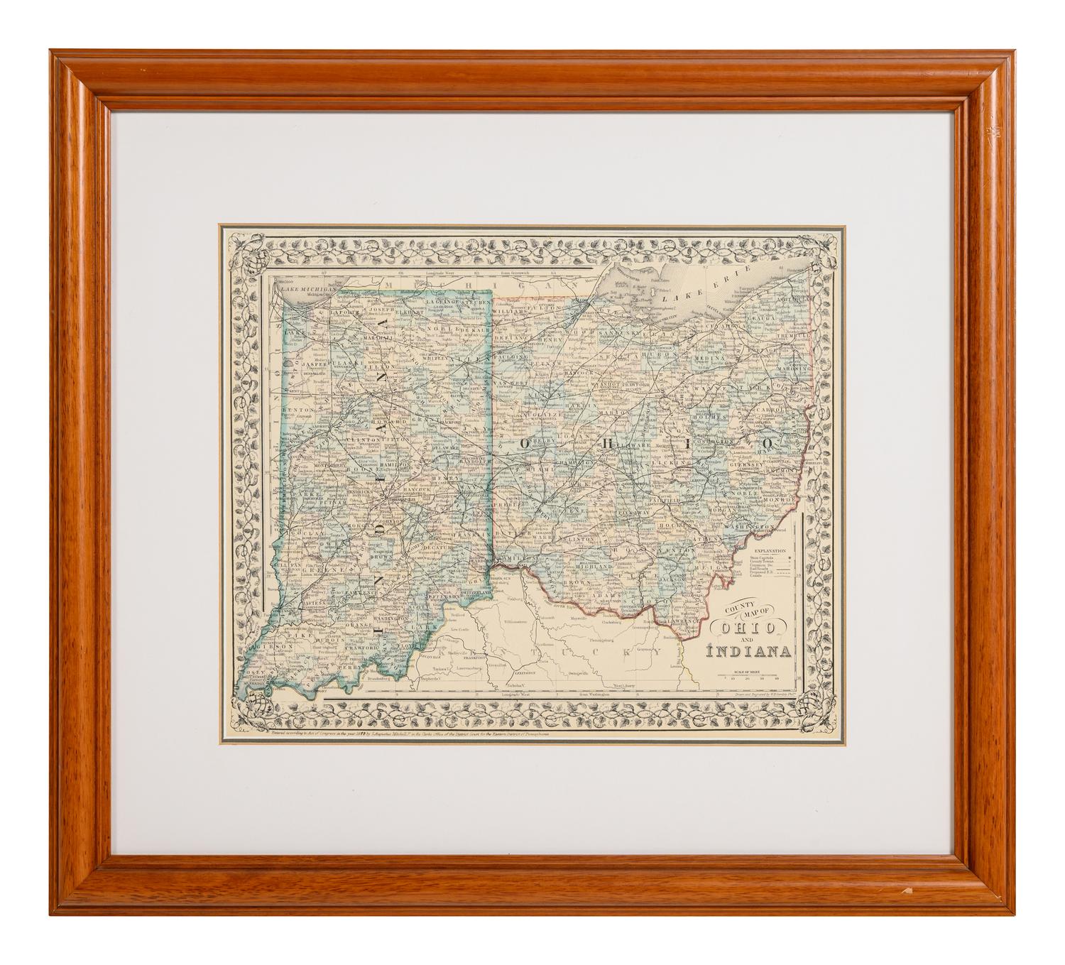 A Group of 11 19th and 20th century maps, comprising: