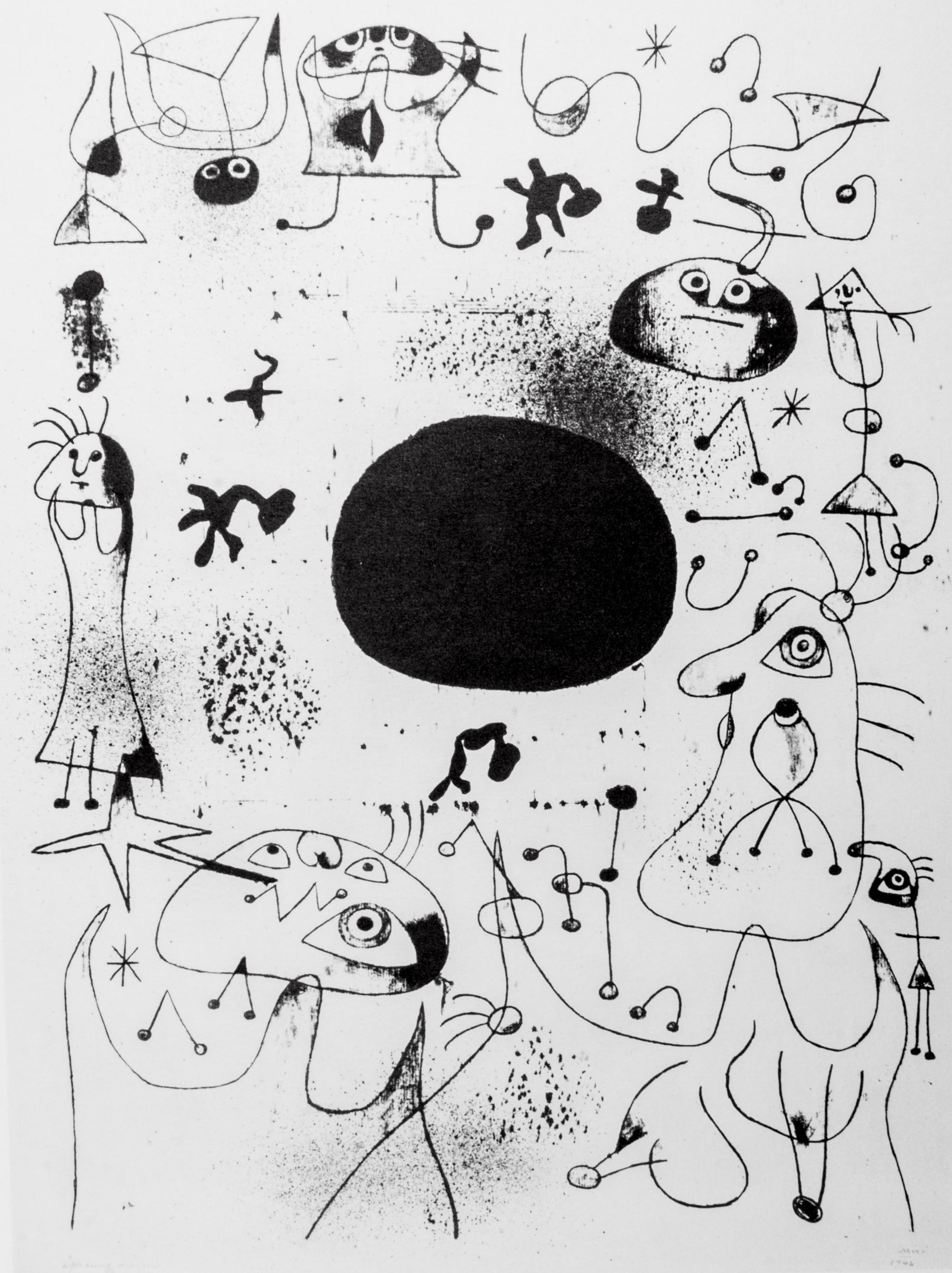 MIRO, JOAN. Lithographs I-III. Paris and New York, 1972-75-77. 3 vols. With Miro engraver I. (4 total)
