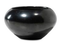 Blackware Pottery Bowl, 1925-1943