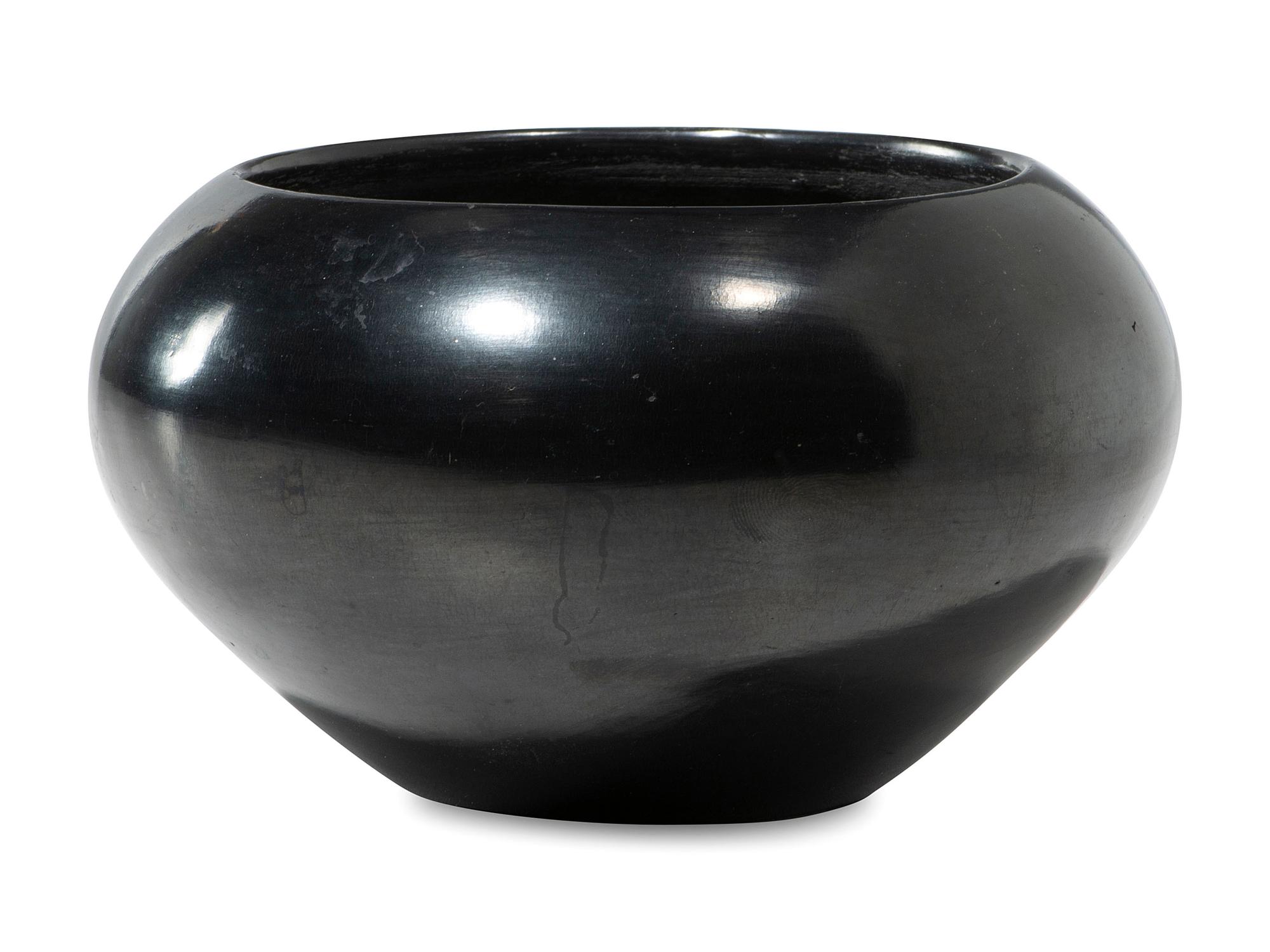 Blackware Pottery Bowl, 1925-1943