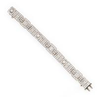 Art Deco, Diamond and Platinum Bracelet