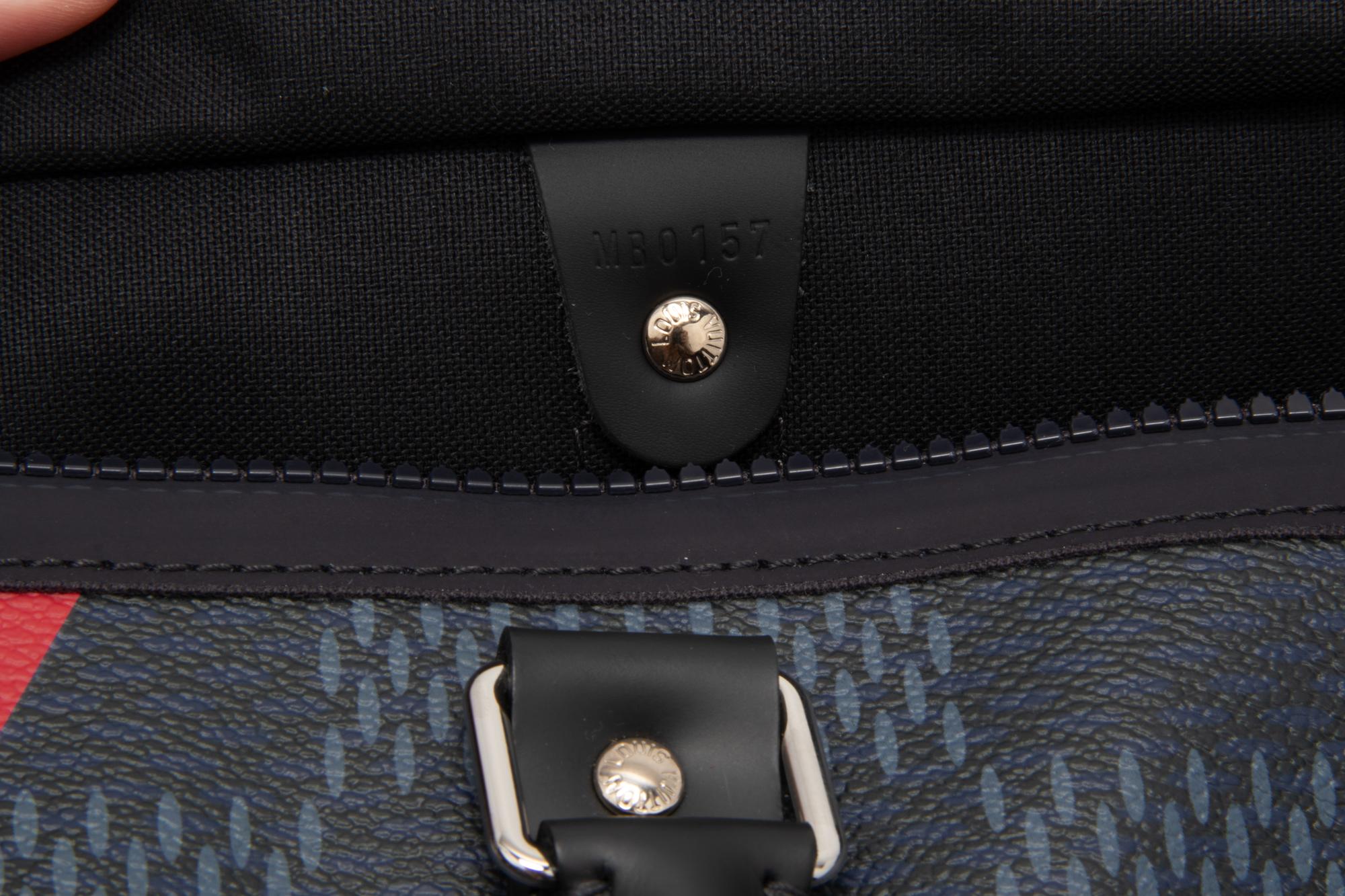 Louis Vuitton Keepall Bandoulière 45 in Latitude Damier Cobalt, America's Cup, 2017