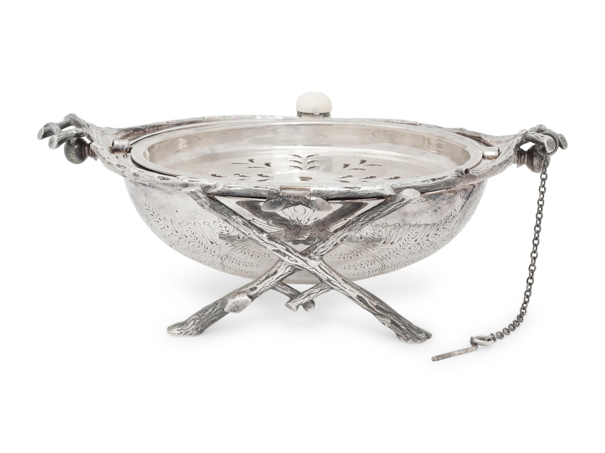 A Pair of English Silver-Plate Table Articles