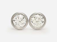 A Pair of Elsa Peretti for Tiffany & Co. Diamond Studs