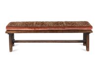 An Arts and Crafts Carved Oak Hall Bench