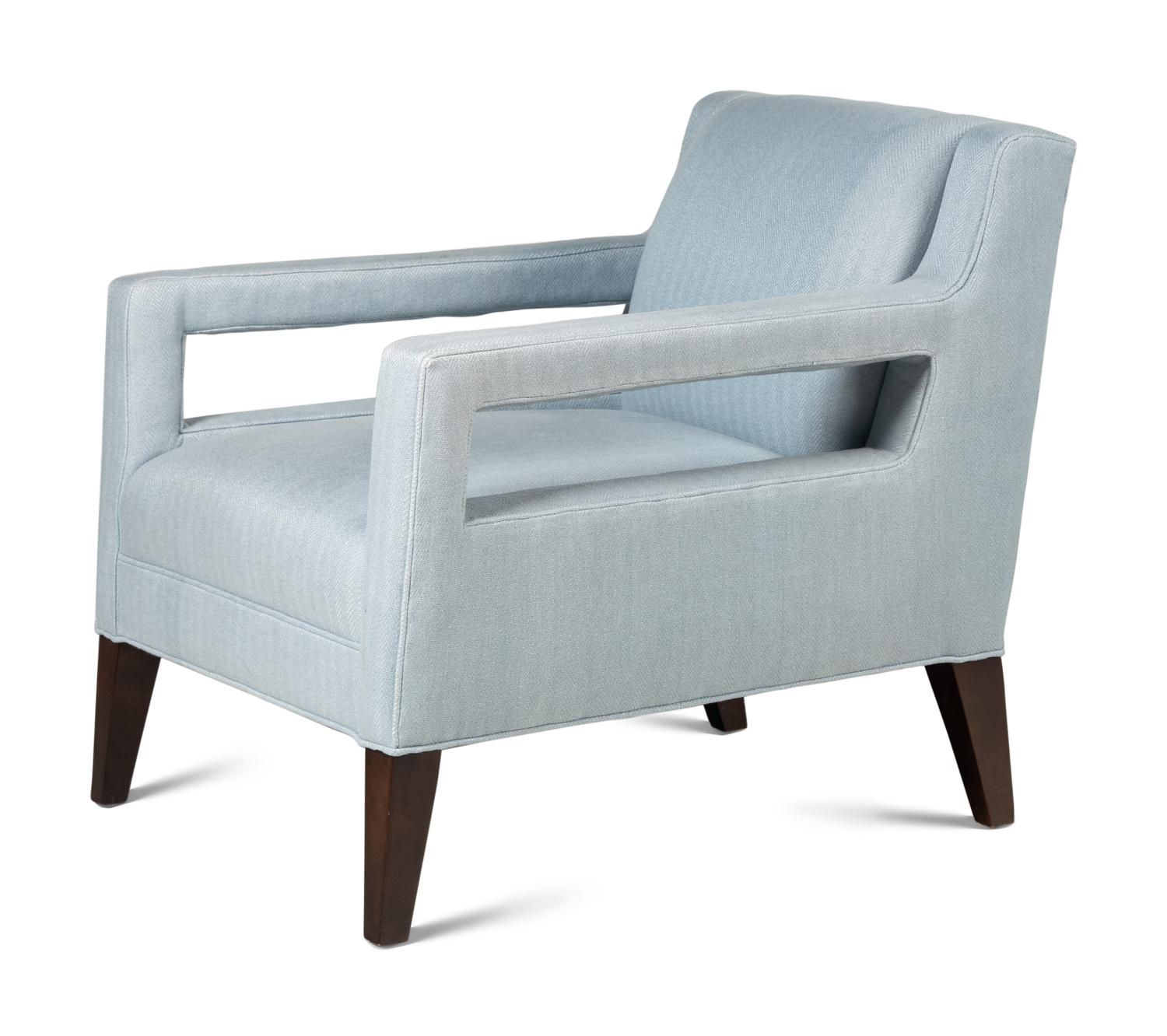 Pair of Contemporary Upholstered Armchairs