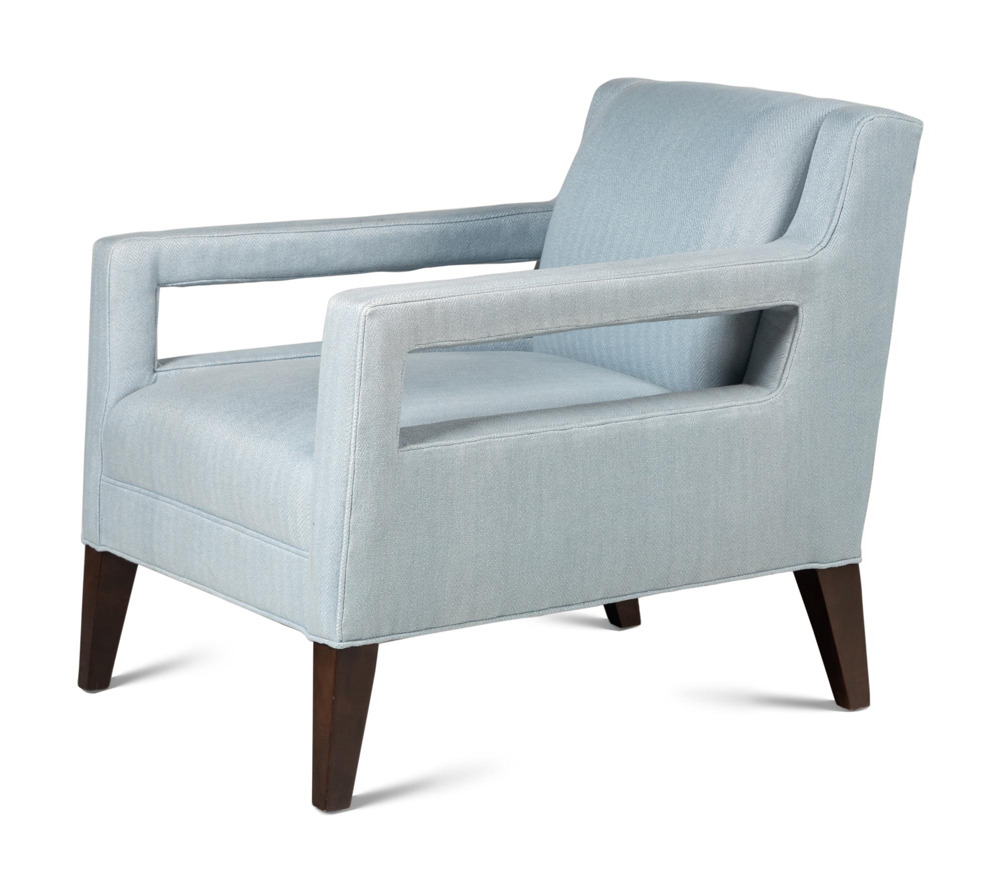 Pair of Contemporary Upholstered Armchairs