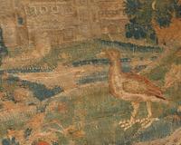 A Flemish verdure tapestry, possibly Brussels, 17th century