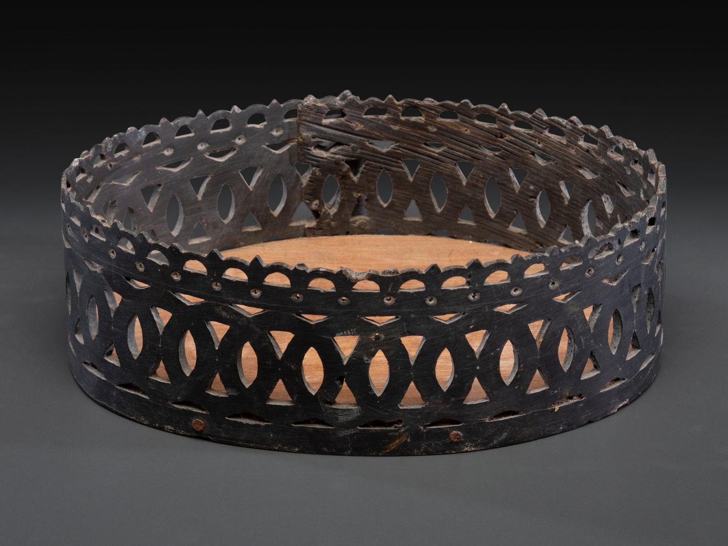 A Carved and Pierced Baleen Basket