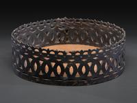 A Carved and Pierced Baleen Basket