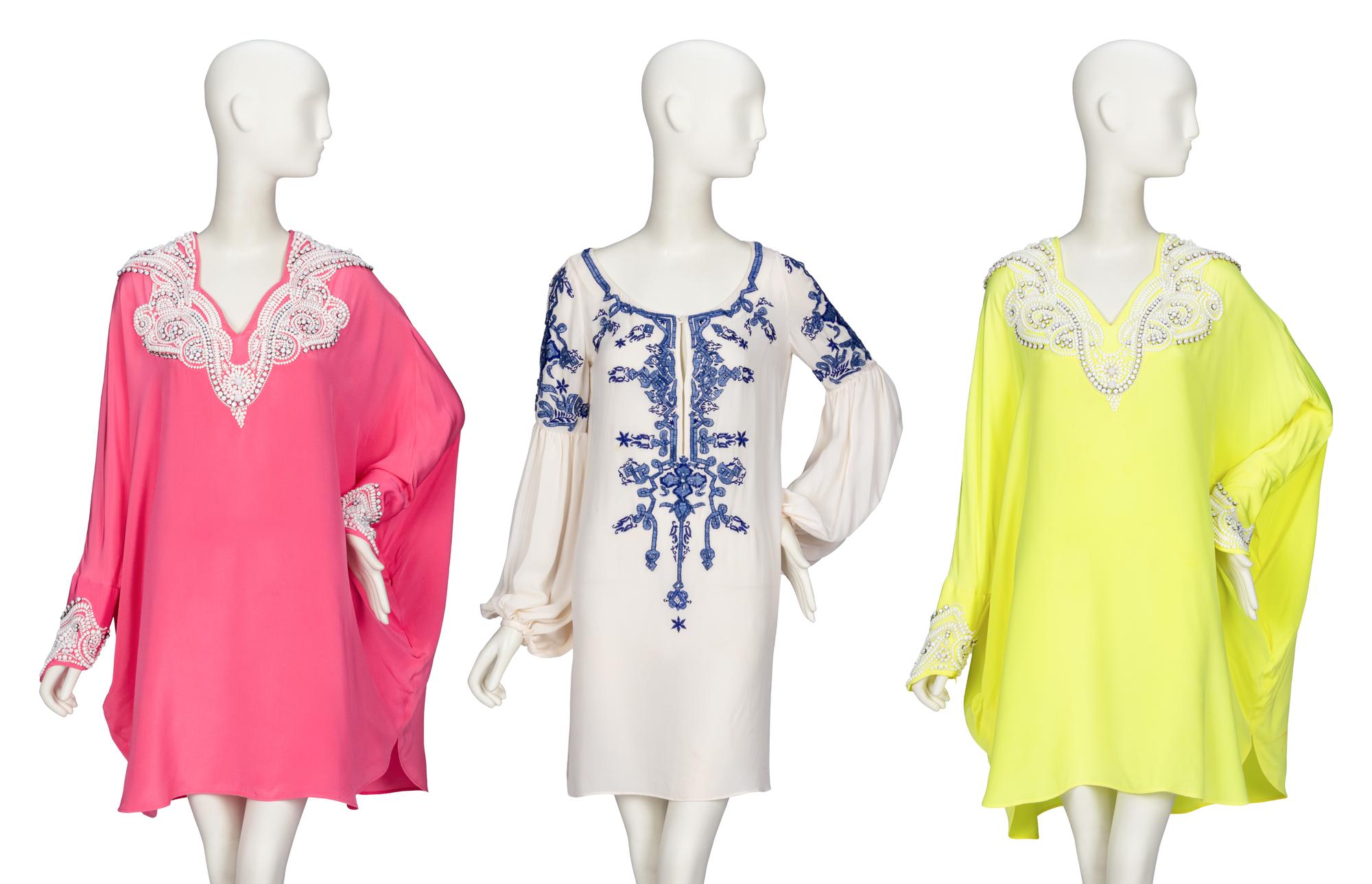 EMILIO PUCCI, THREE EMBELLISHED TOPS
