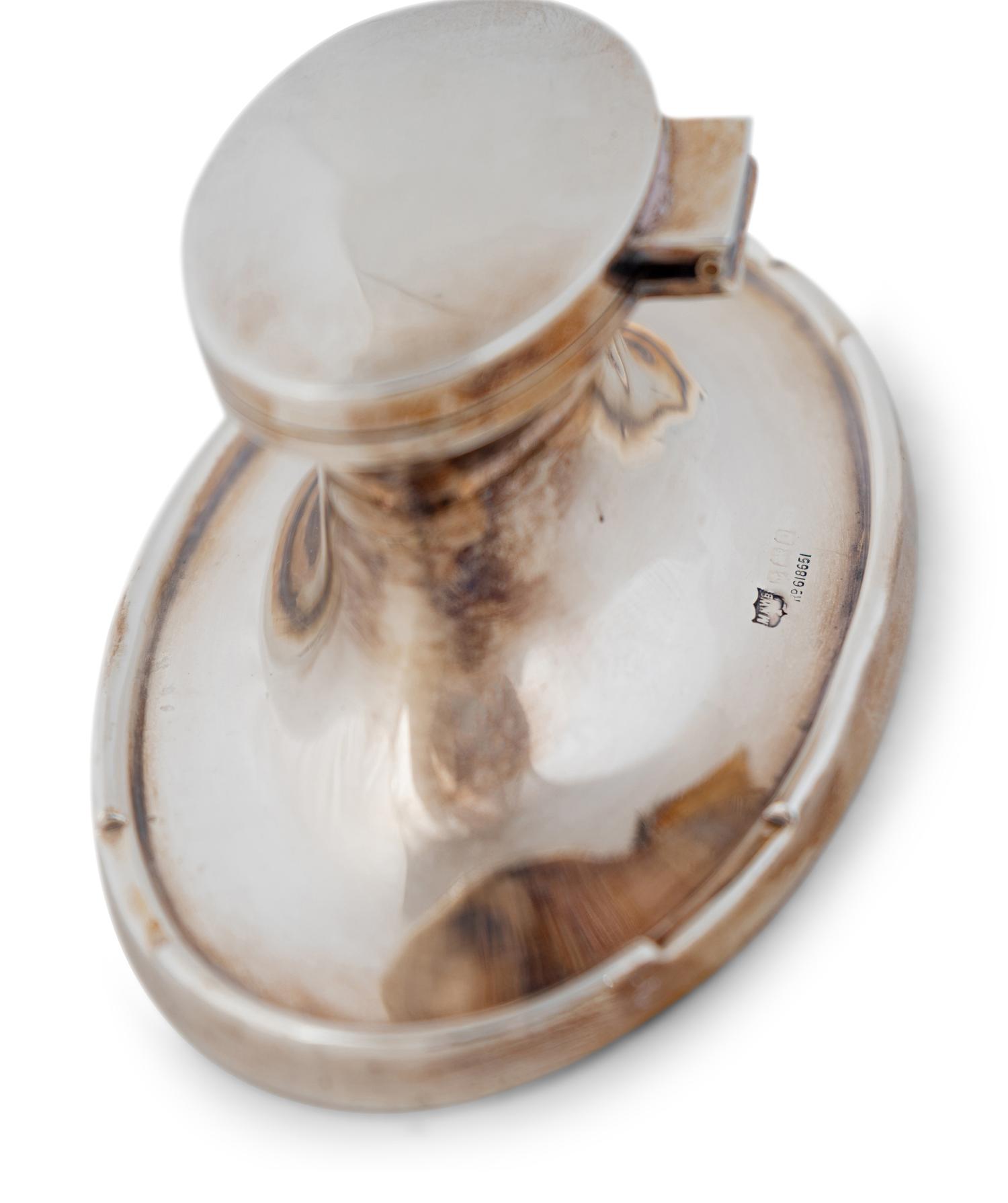 A Group of Five English Silver Desk Articles — 20TH CENTURY