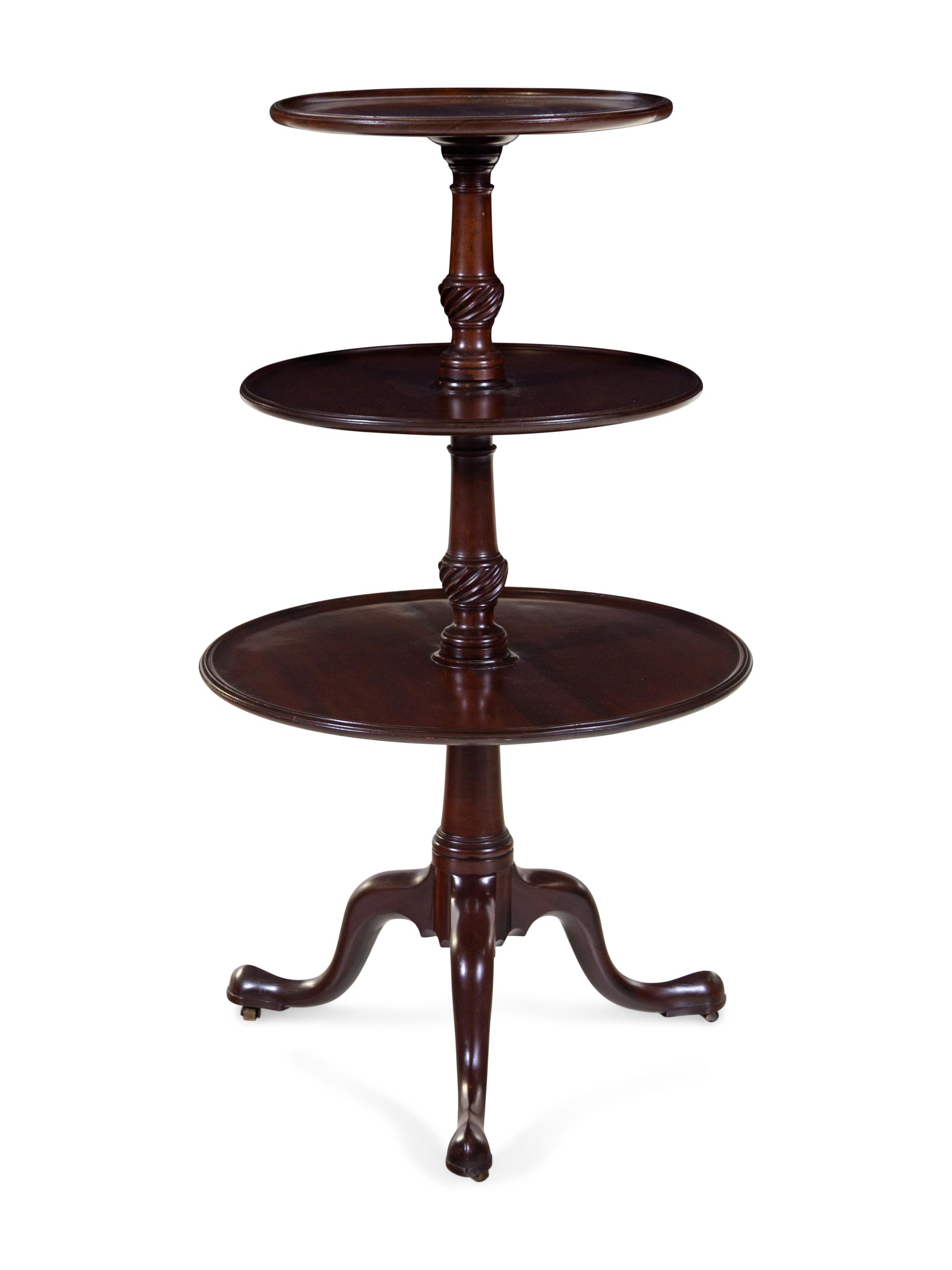 A George III Mahogany Dumbwaiter
