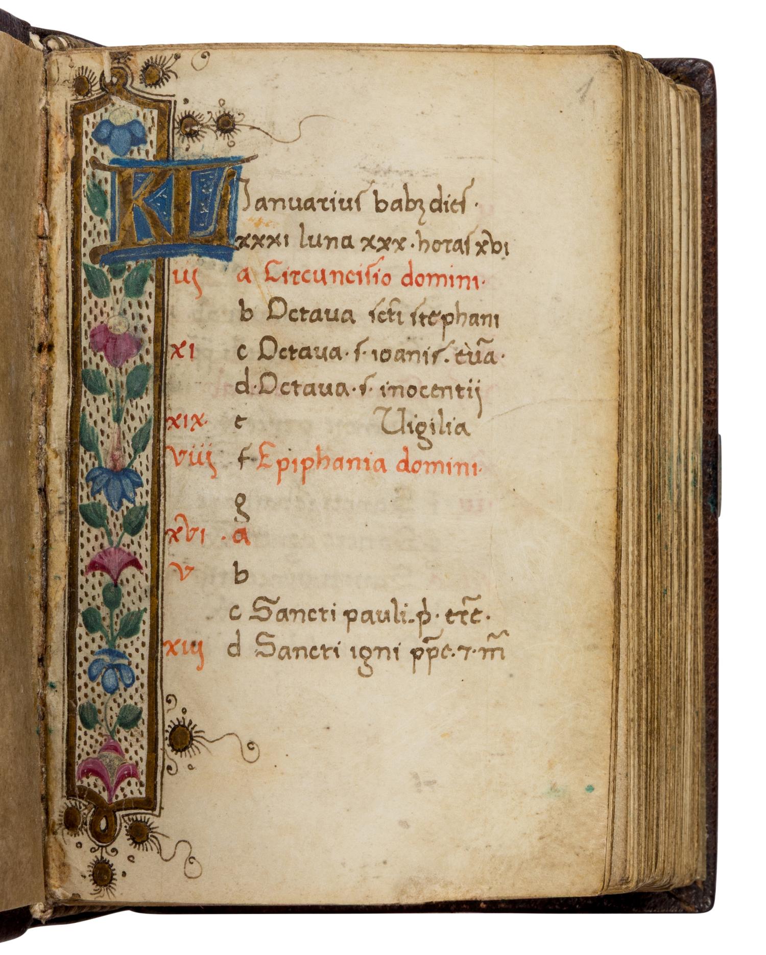 FOLLOWER OF LEONARDO BELLINI (active Veneto, c. 1443-1490) Book of Hours, Use of Rome, in Latin, illuminated manuscript on parchment [Italy, Veneto, c. 1470–1480]