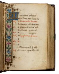FOLLOWER OF LEONARDO BELLINI (active Veneto, c. 1443-1490) Book of Hours, Use of Rome, in Latin, illuminated manuscript on parchment [Italy, Veneto, c. 1470–1480]