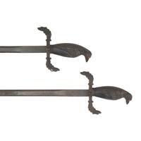 Pair of Raven Pommel Court Swords
