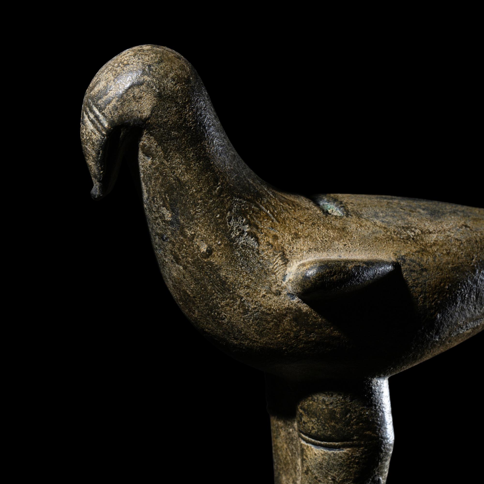 An Asante Wood Sankofa Figure