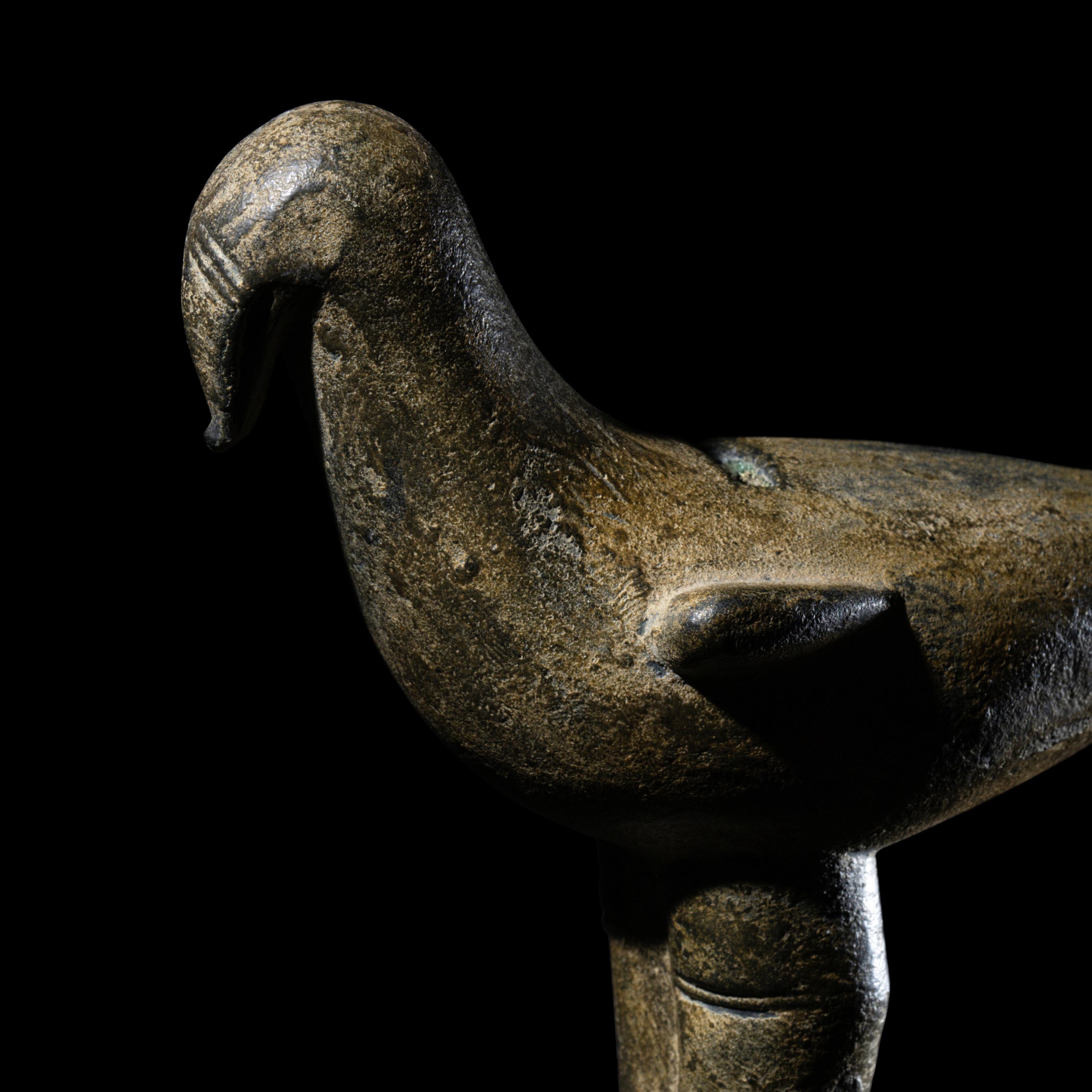 An Asante Wood Sankofa Figure