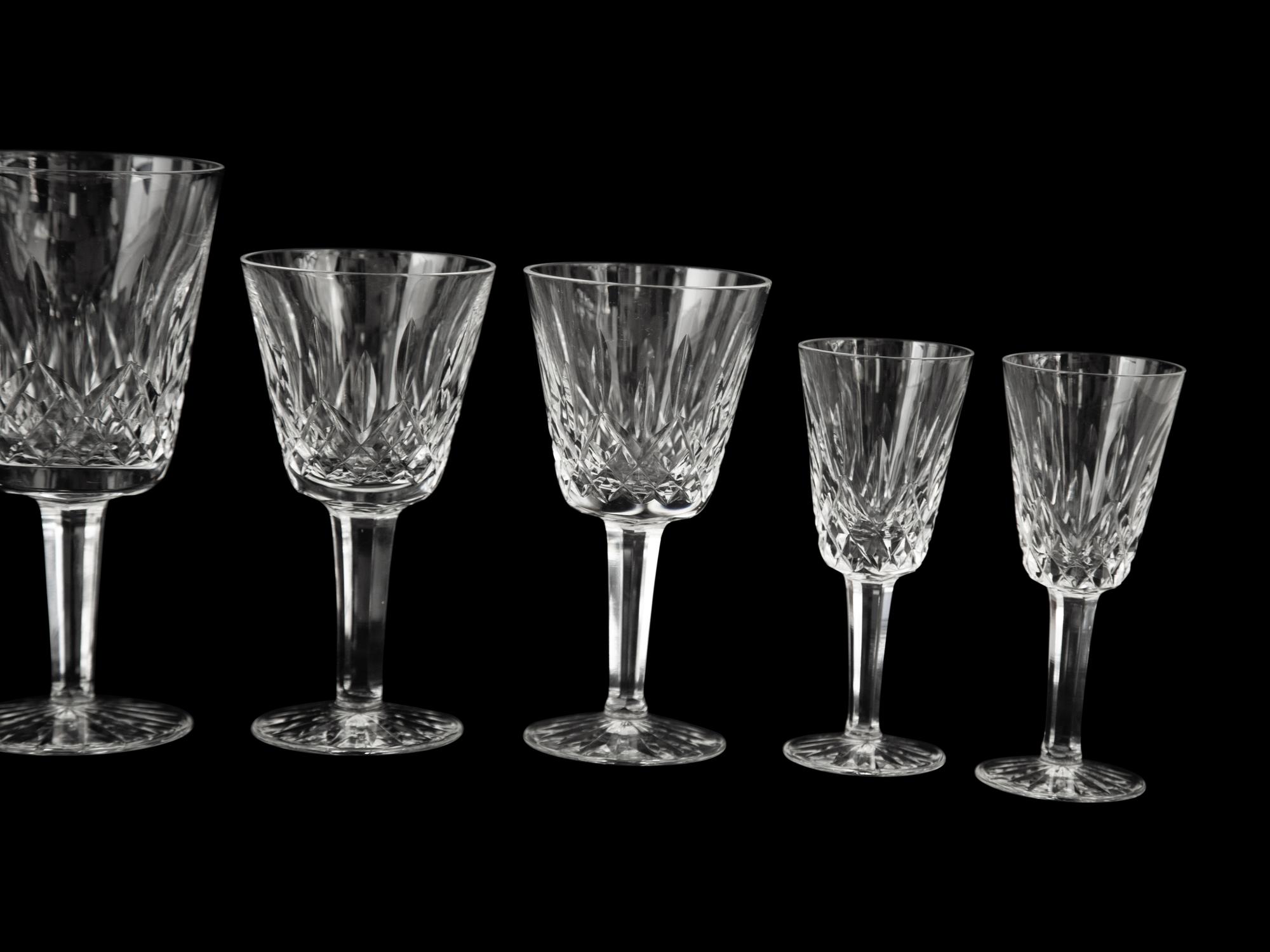 A Group of Waterford Lismore Stemware