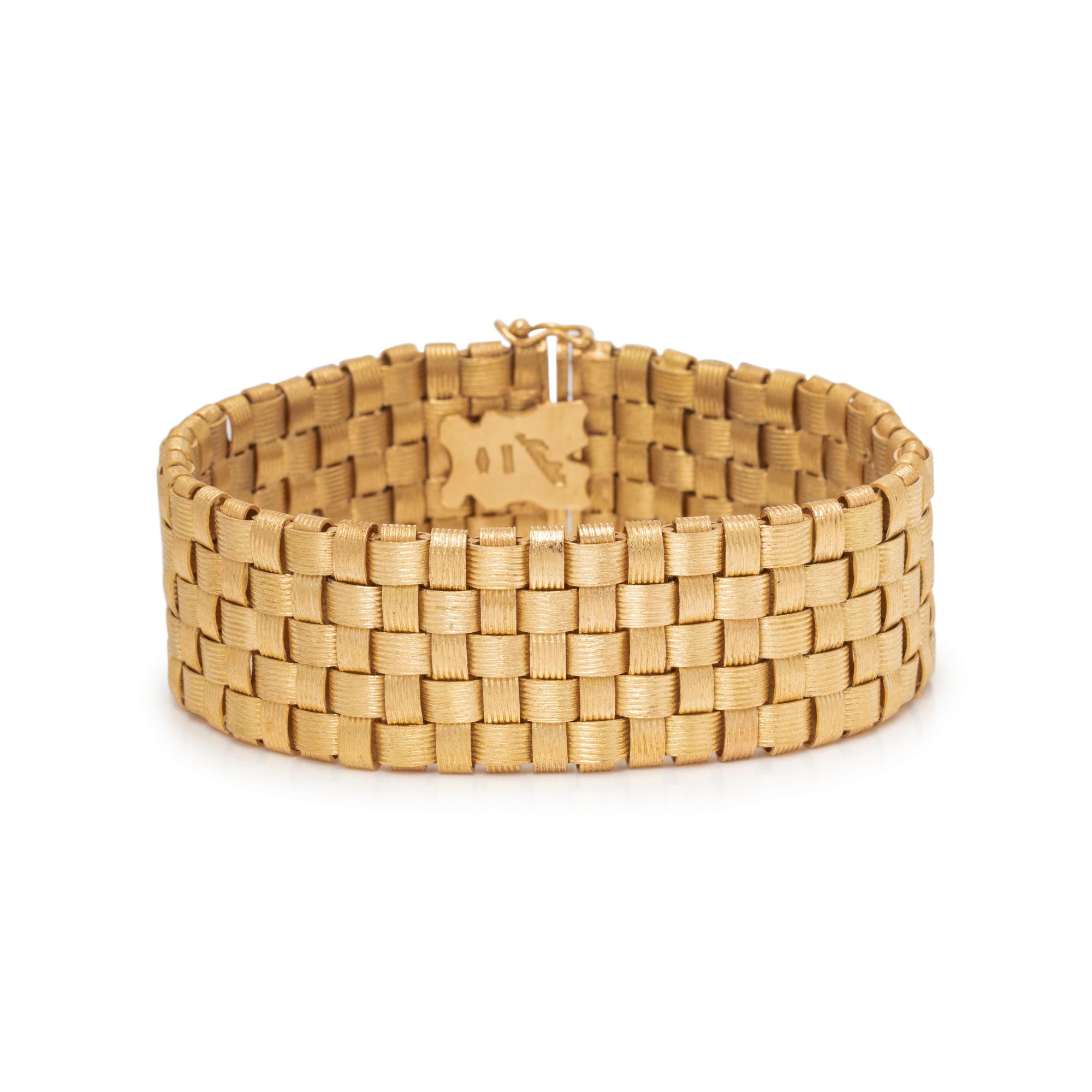 MARCHISIO, YELLOW GOLD BRACELET