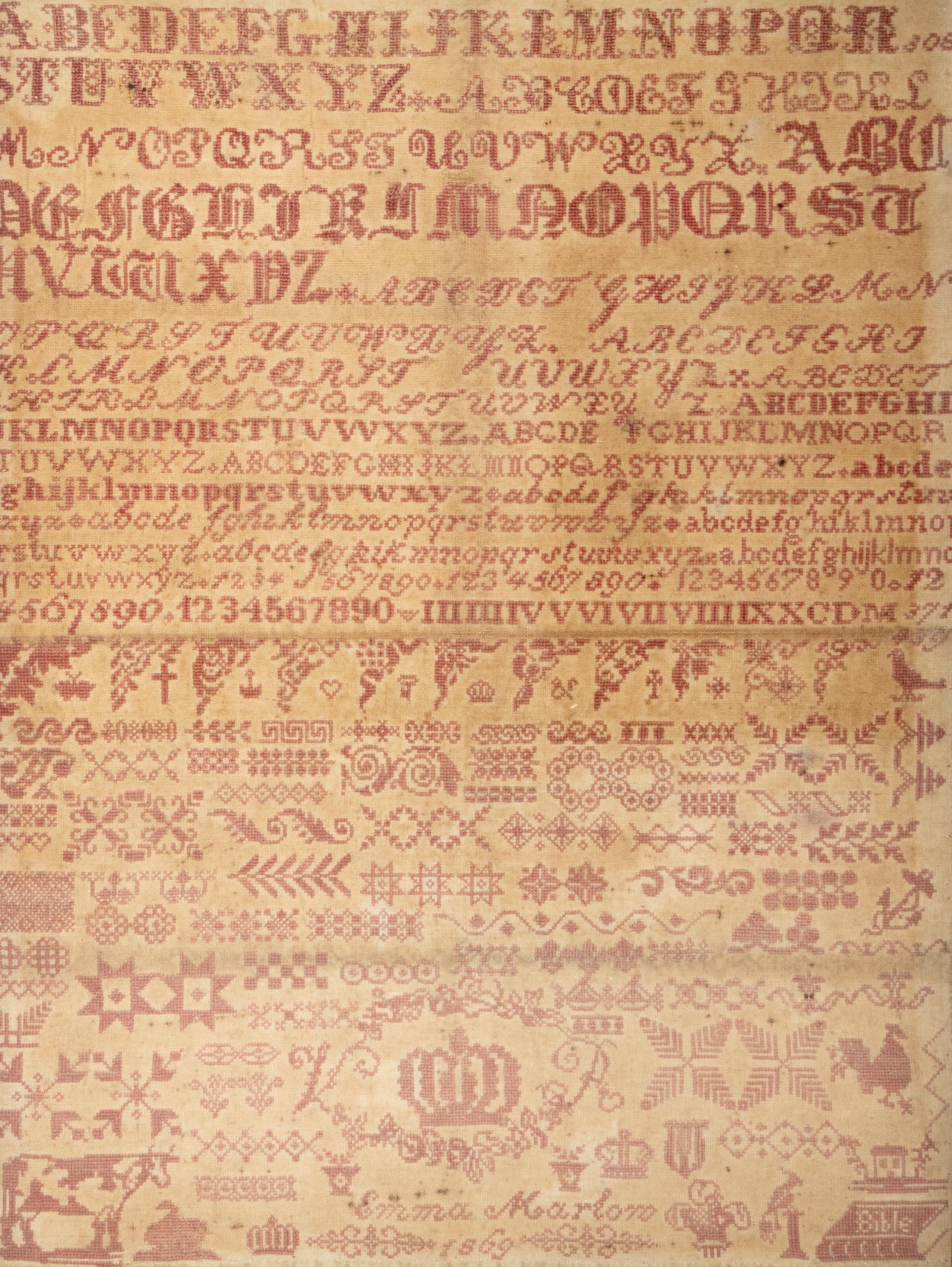 A Bristol Orphanage Needlework Sampler