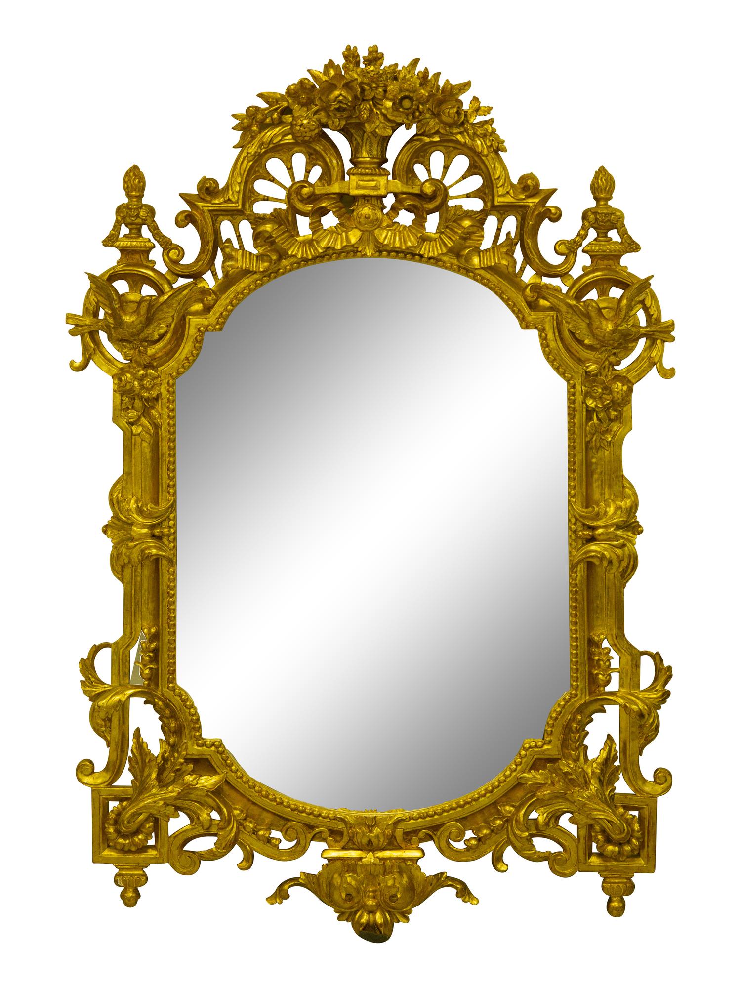 A Régence Style Giltwood Mirror