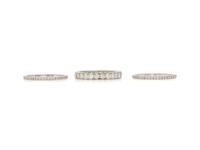 COLLECTION OF DIAMOND ETERNITY BANDS