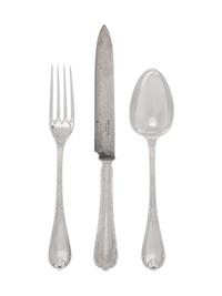 A Belle-Époque Christofle Silver-Plate Flatware Service