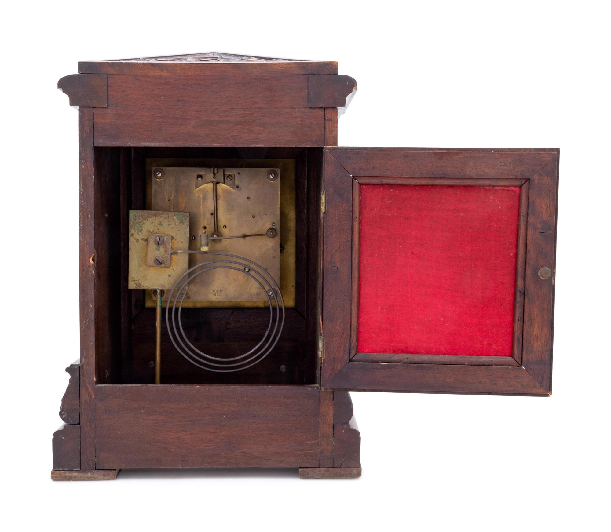 An English Oak Mantel Clock