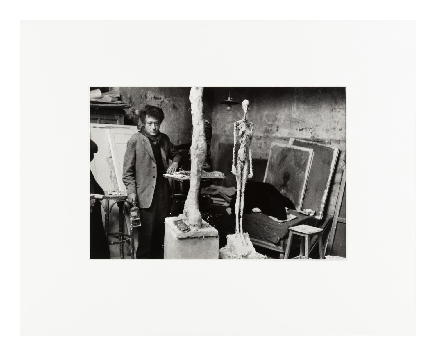 Inge Morath (1923-2002) Giacometti in His Studio in Paris, France 1958