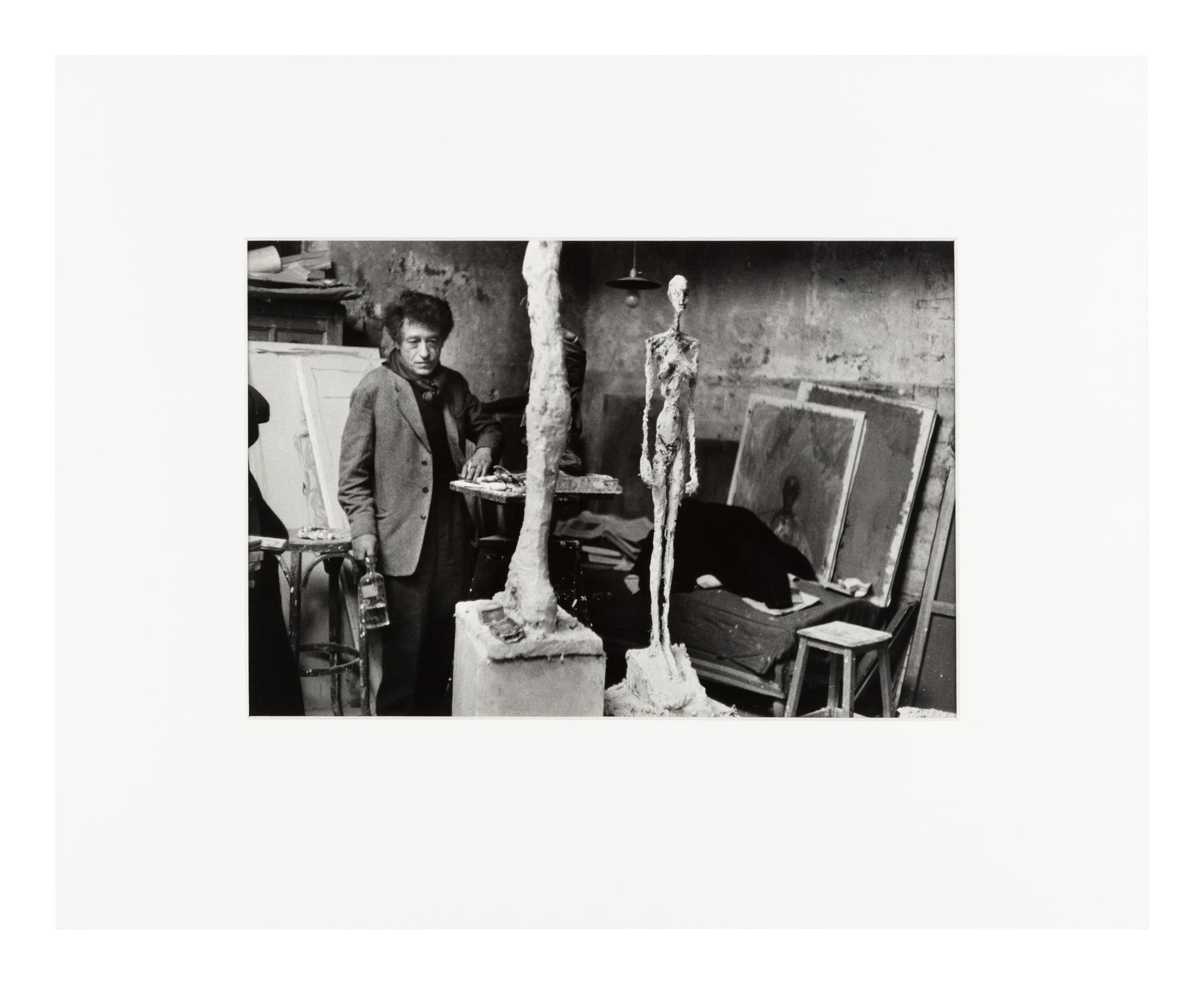 Inge Morath (1923-2002) Giacometti in His Studio in Paris, France 1958