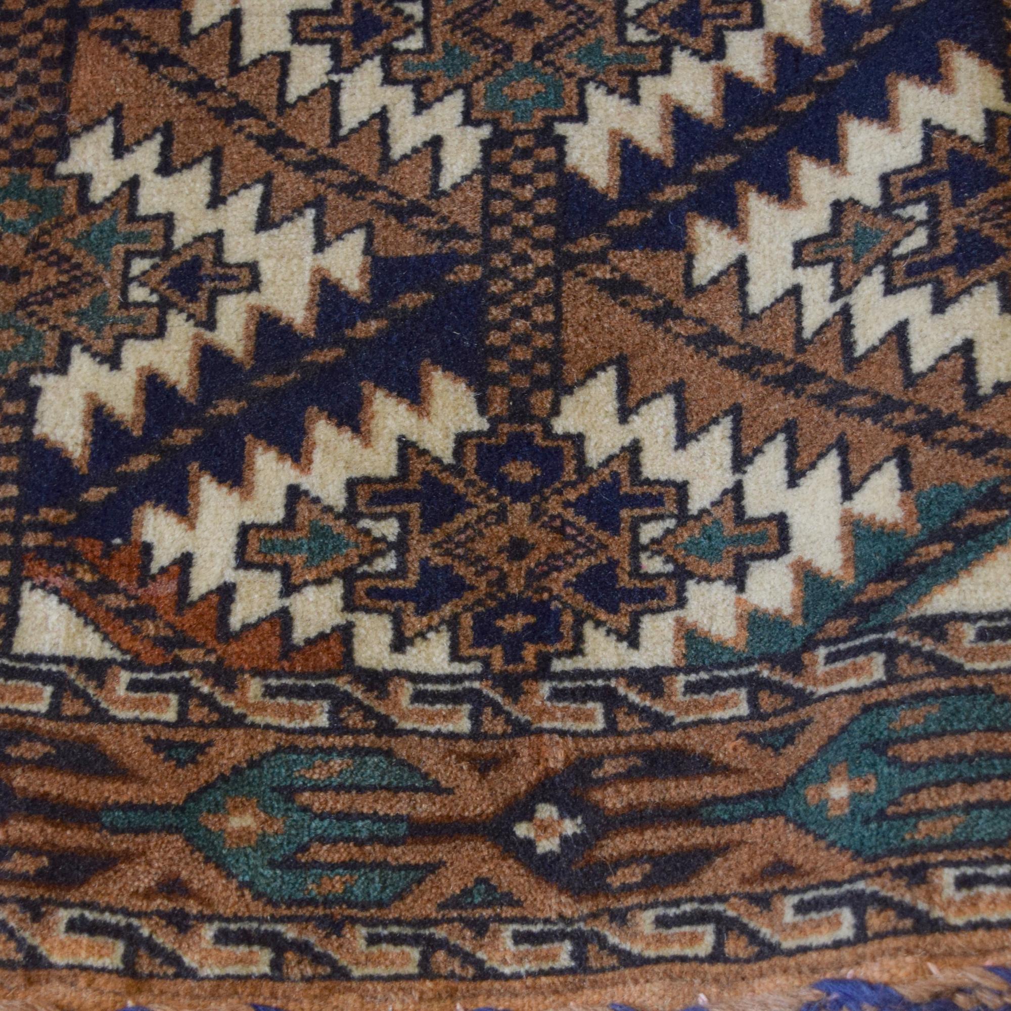 A Camel Saddle Blanket 44" W x 40" H — Iran, 20th Century