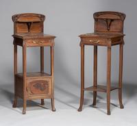 Two Pedestal Tables