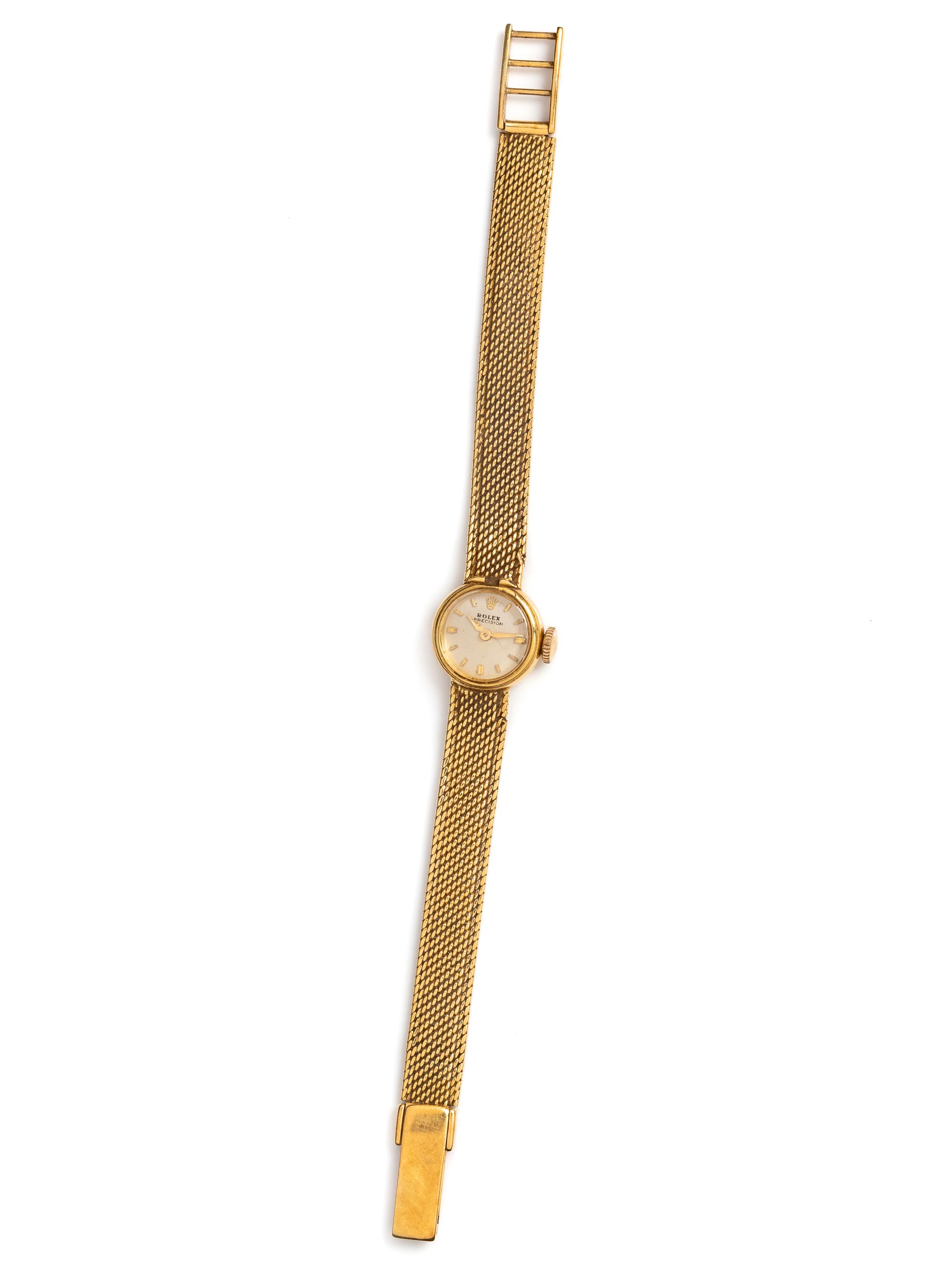An 18 Karat Yellow Gold Wristwatch, Rolex,