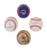 A Large Collection of Chicago Cubs Memorabilia Including Signed Autograph Items (Beckett Authentication Services BAS Certified),