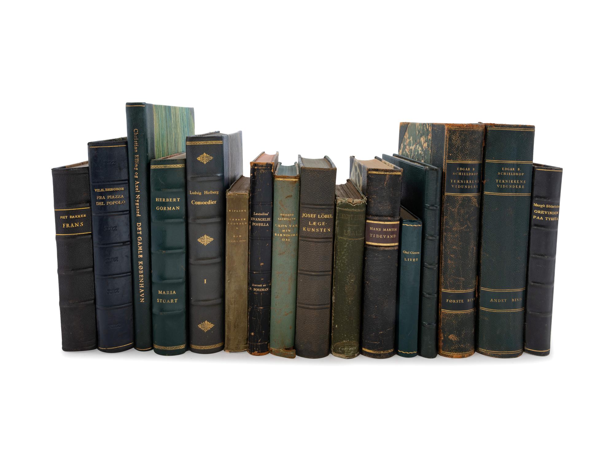 Sixteen Assorted Scandinavian Volumes