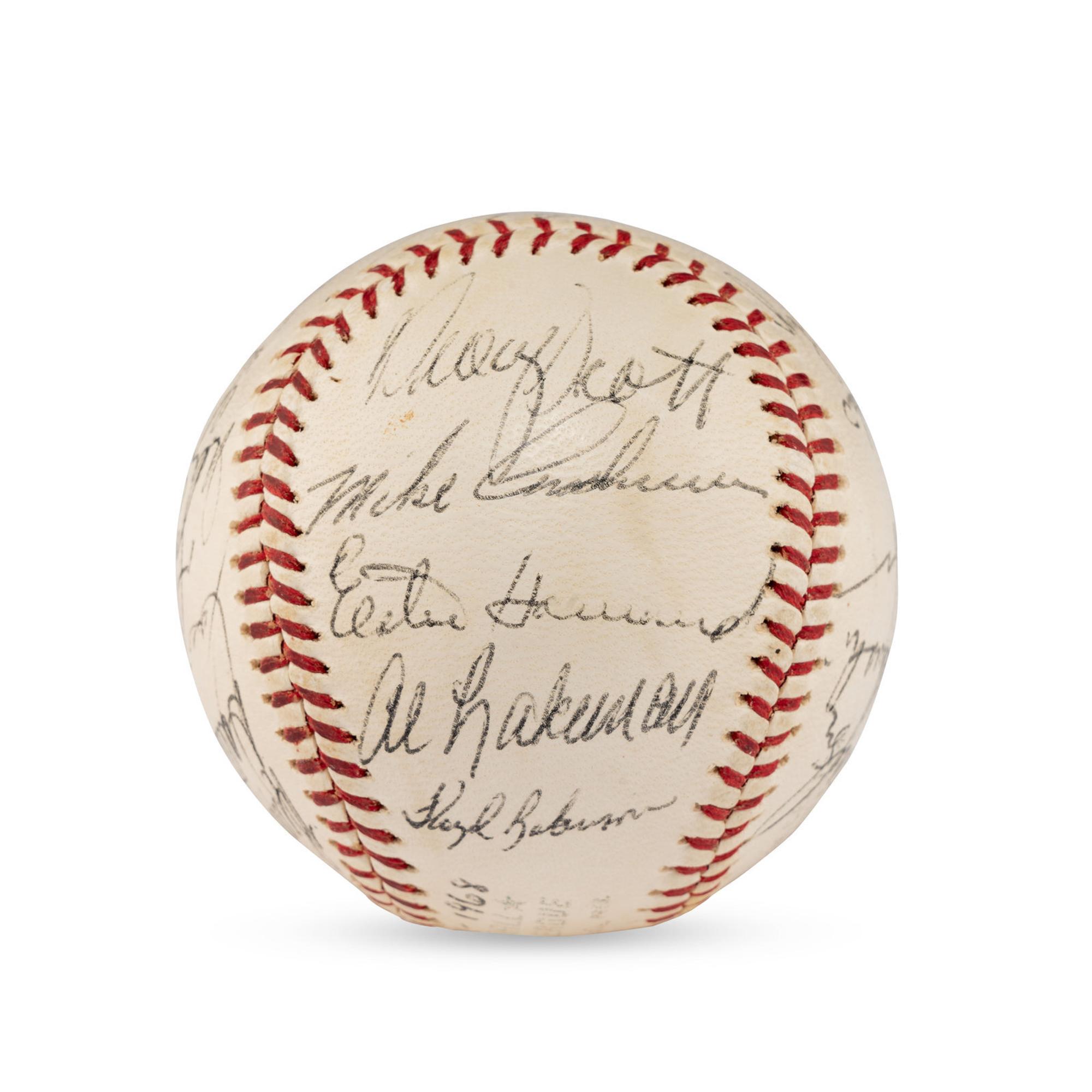 A Large Group of Assorted 1950s-2000s Boston Red Sox Team Signed Autograph Baseballs