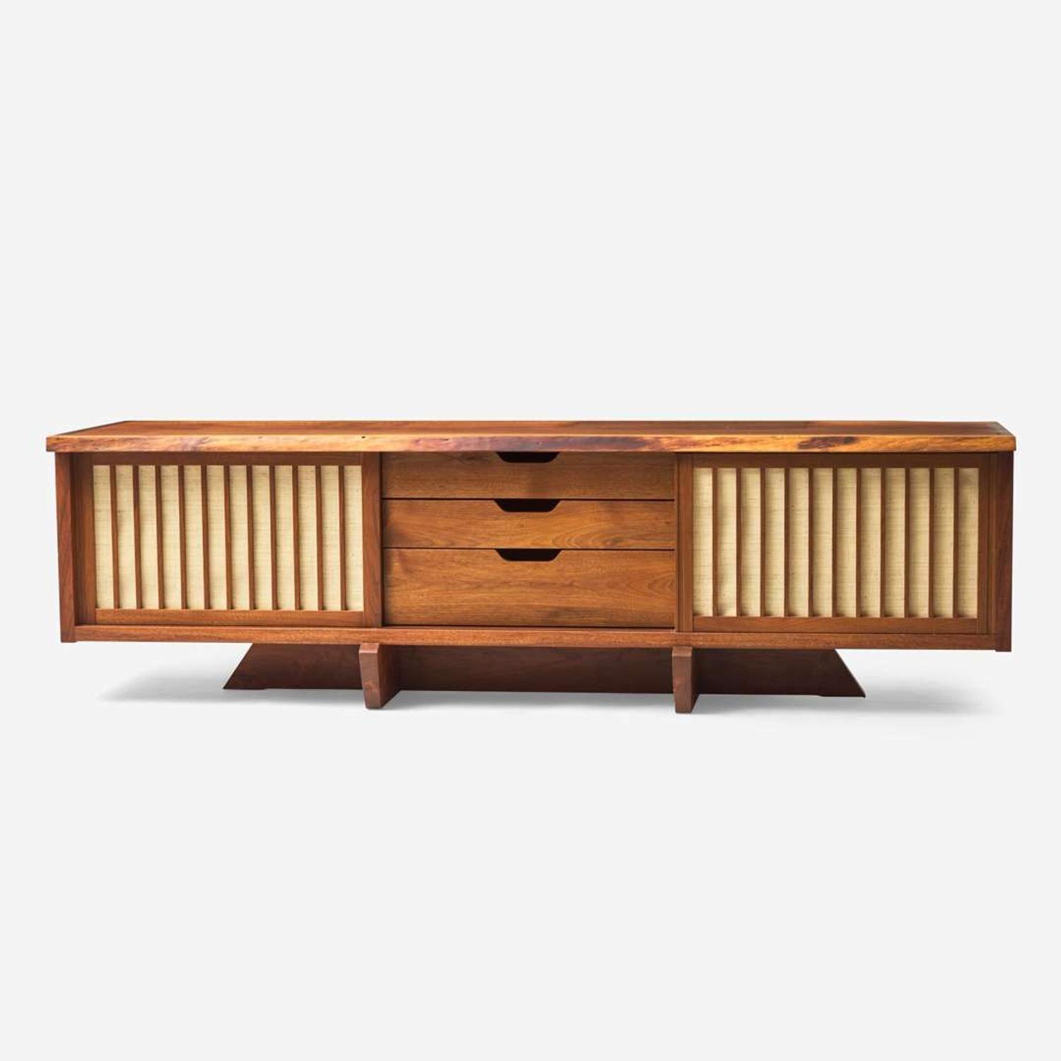 Mira Nakashima (American, b. 1942) Special "Conoid Room Divider" Cabinet, George Nakashima Woodworker, New Hope, Pennsylvania, 2007