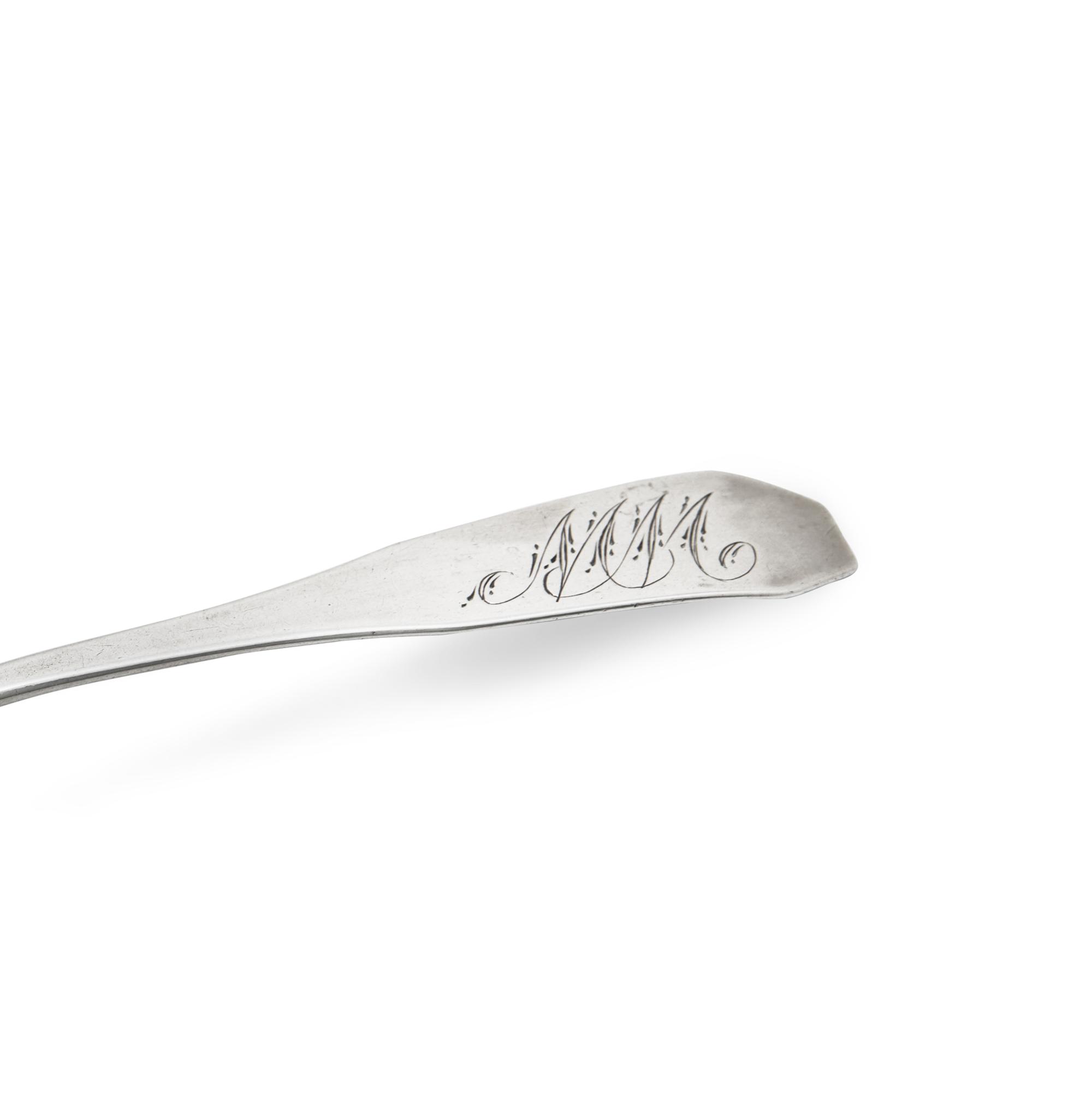 A Federal Coin Silver Coffin-End Teaspoon