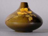 A Weller Louwelsa Pottery Vase, Height 4 3/4 inches.