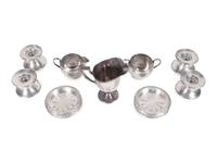 Thirteen American Silver Table Articles — VARIOUS MAKERS, 20TH CENTURY