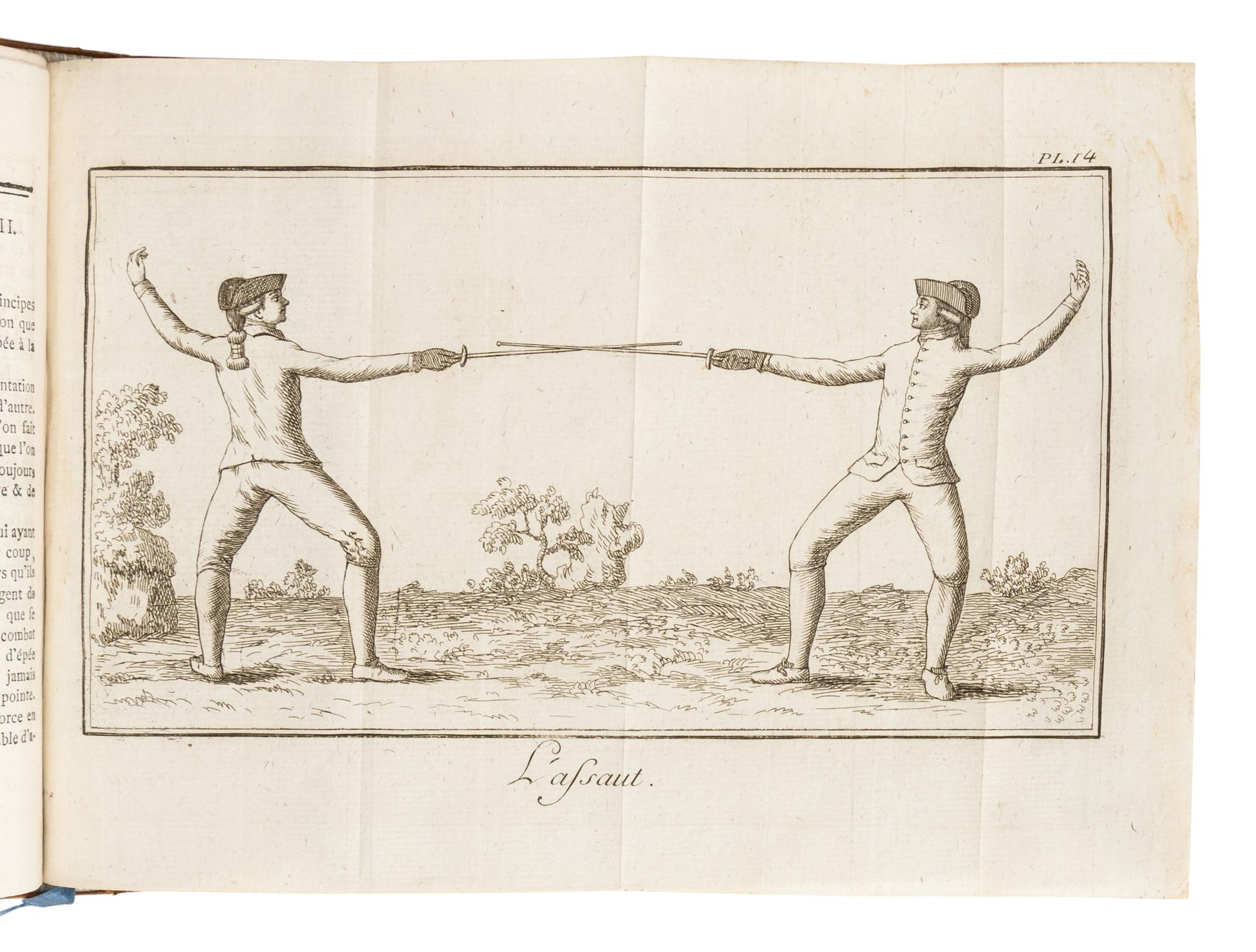 DEMEUSE, Nicolas. Nouveau traite de l'art des armes . Liège: F. J. Desoet, 1778.