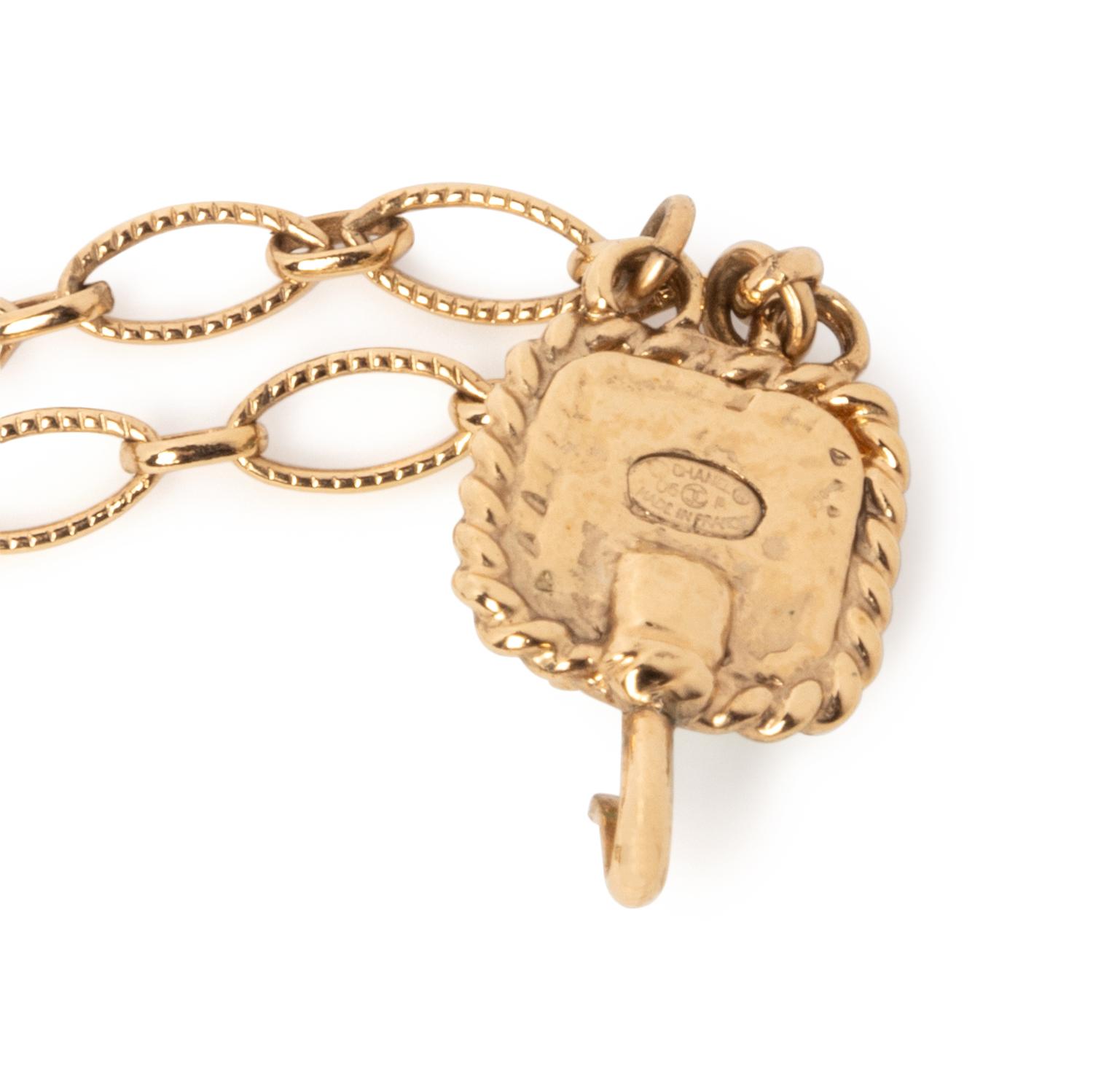 Chanel Chain Necklace with Glass Beads, 2005