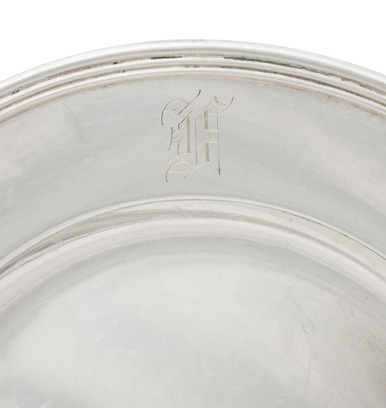 Eleven American Silver Small Plates