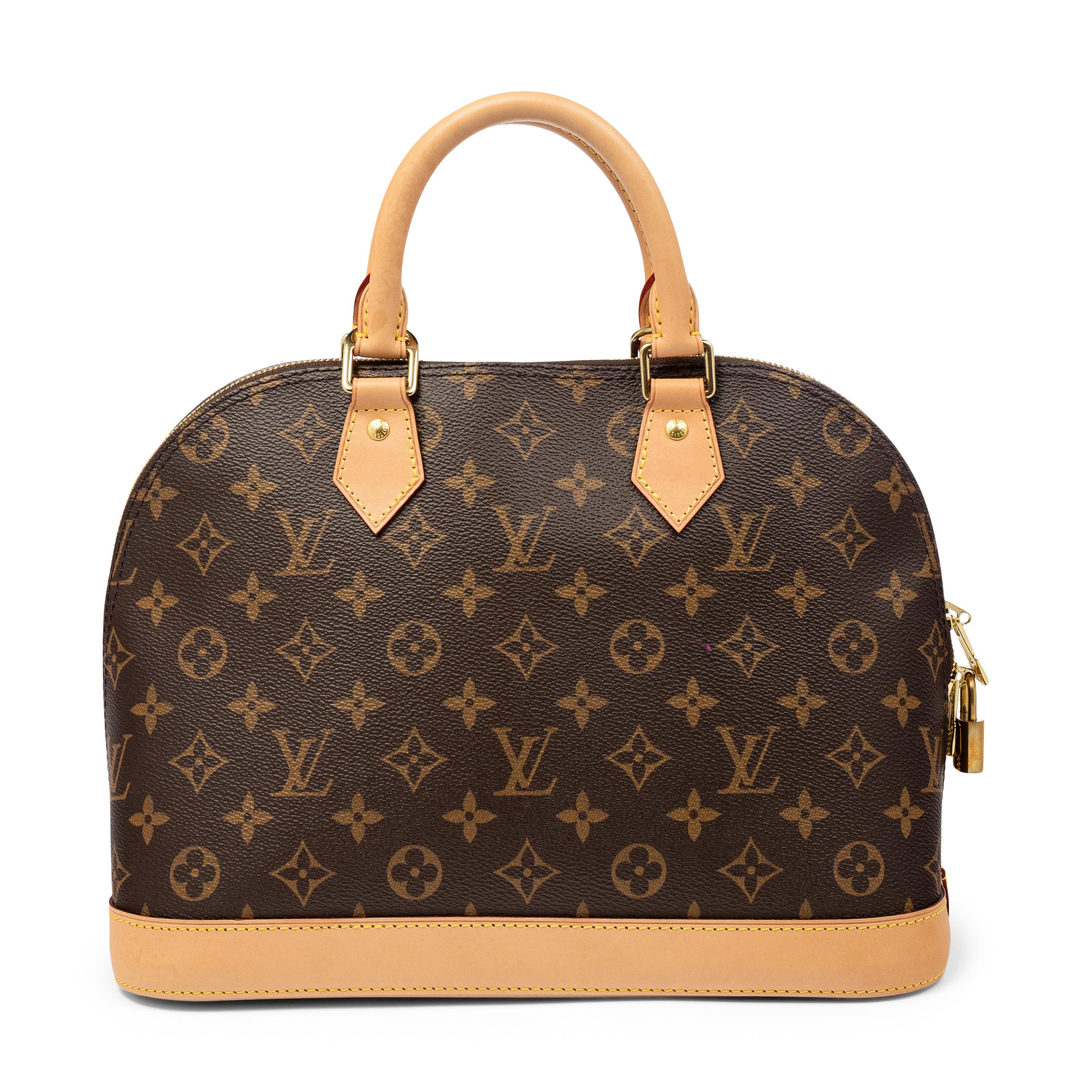 LOUIS VUITTON, MONOGRAM ALMA PM HANDBAG