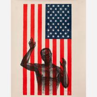 [Posters] Jackson, B(illy).M(orrow). Complete Set of 8 "Protest Drawing" Posters