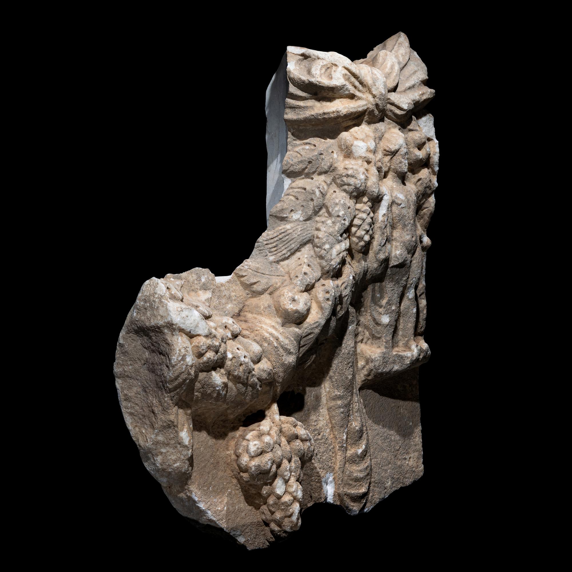 A Roman Marble Relief Fragment