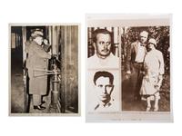 [CRIME & PUNISHMENT]. A group of press photographs and snapshots of gangsters and murderers, including hangings.