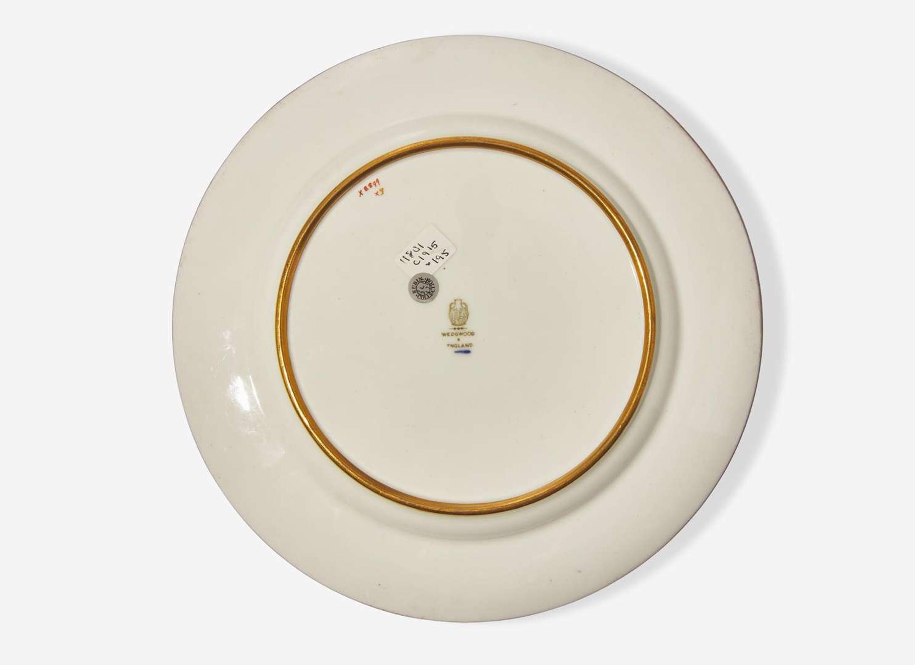 A Wedgwood Mabel Tatton Decorated Bone China Plate, UK, 1910s